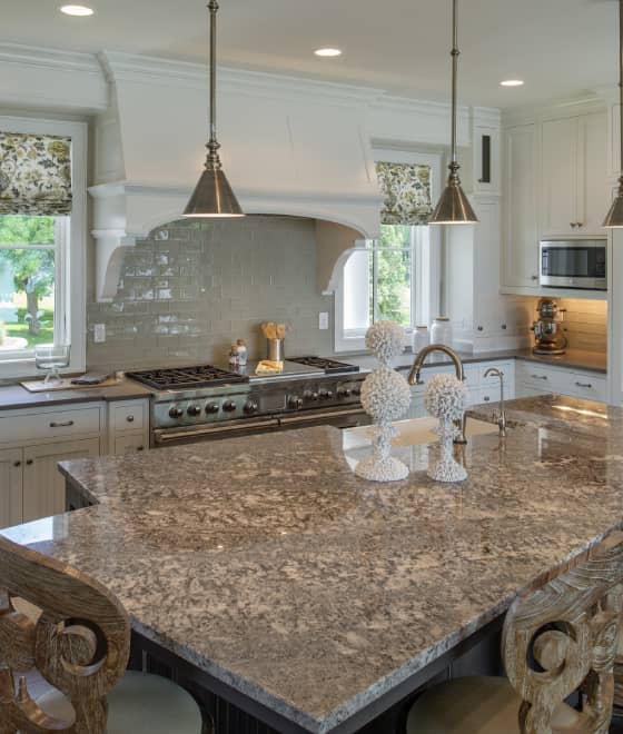 granite kitchen island