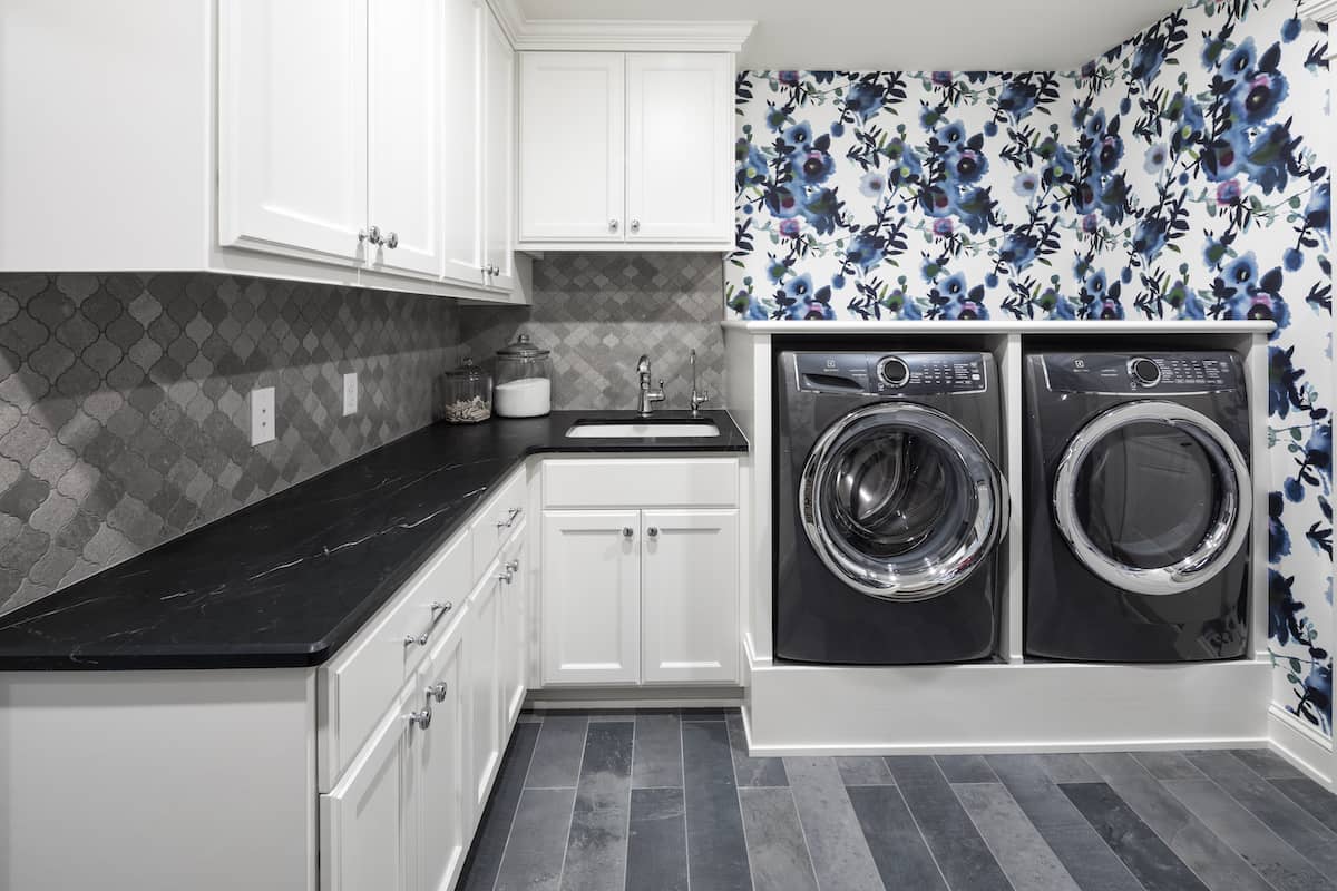 natural stone laundry room