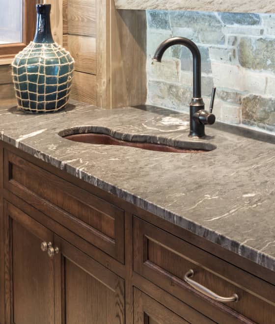 quartzite sink